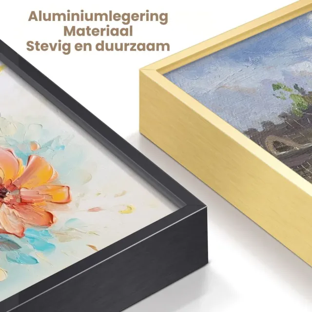 Figured'Art DIY aluminium frame 50x65cm goud schilderijlijst