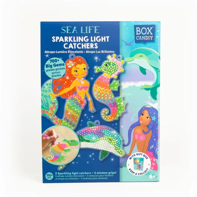 Box Candiy Sea Life Sparkling Light Catchers raamhanger 3 stuks