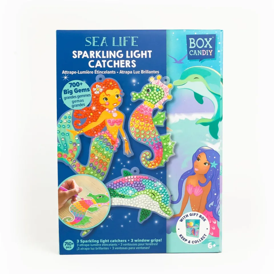 Box Candiy Sea Life Sparkling Light Catchers raamhanger 3 stuks