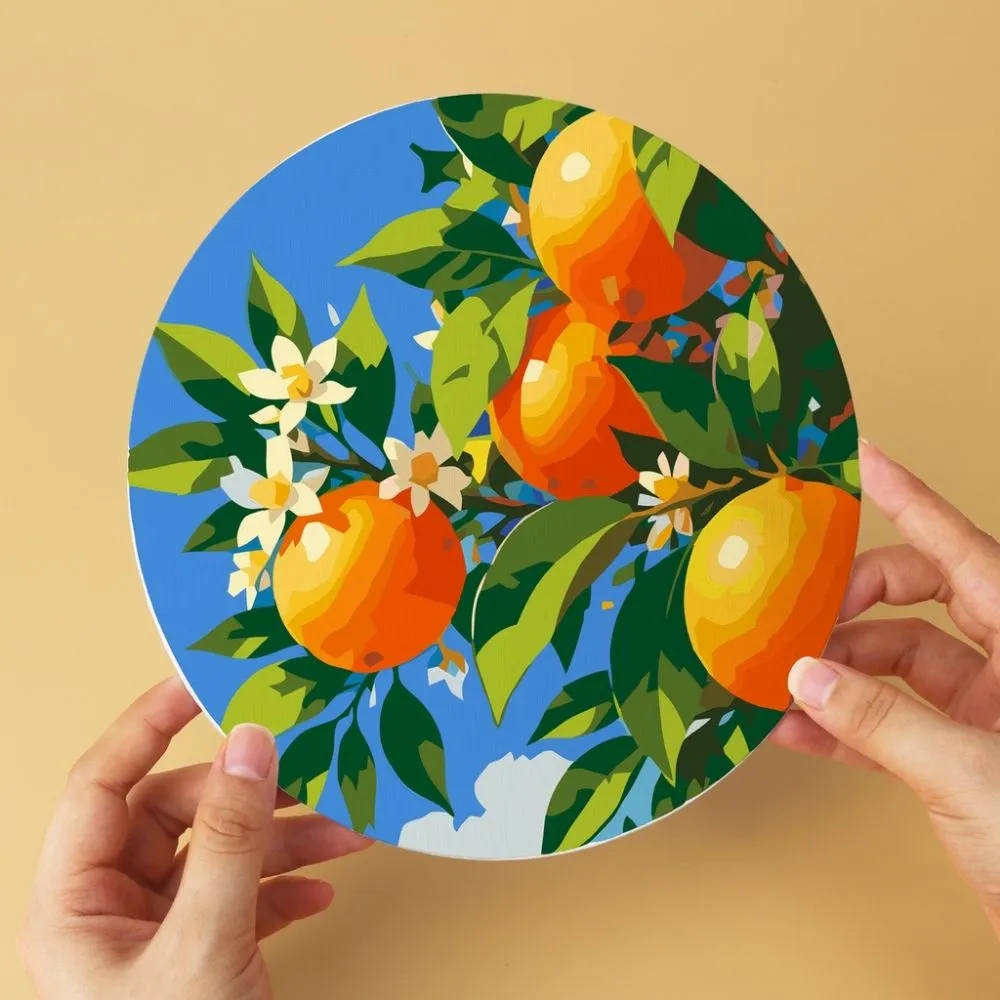 Figured'Art Mini Dolce Vita-uitstapje schilderen op nummer 6 schijven Ø20cm