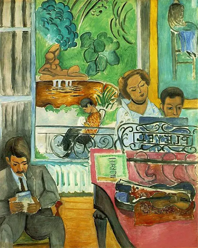 Figured'Art Muziekles Matisse diamond painting 40x50 cm vierkant