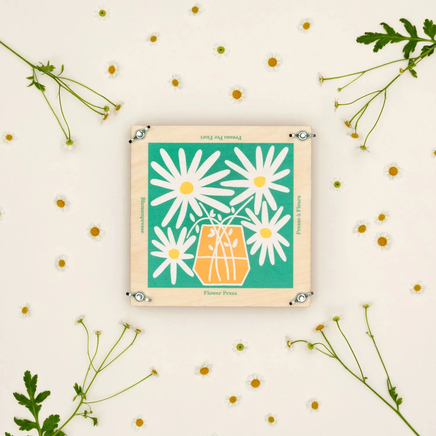 Studio Wald Flower Press Daisy bloemenpers 15 cm