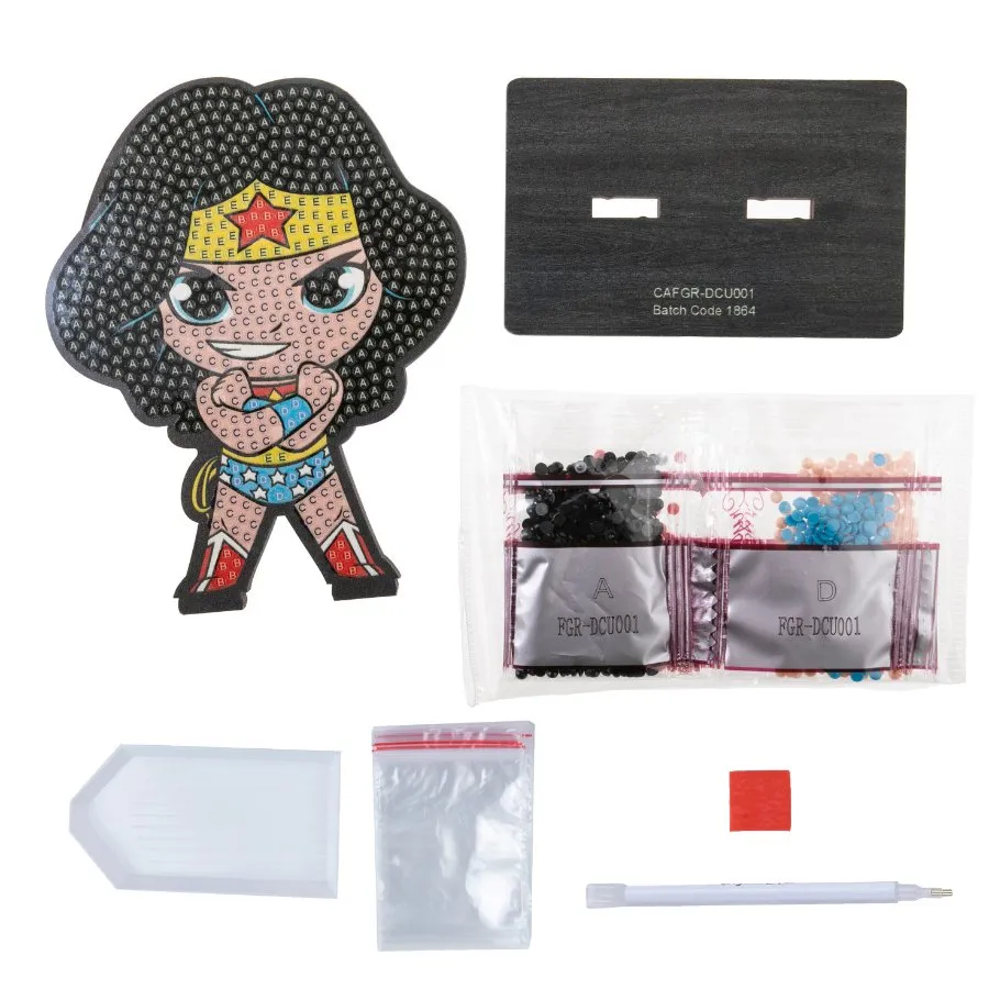 Craft Buddy Crystal Art Buddies Wonder Woman figuur 11 cm
