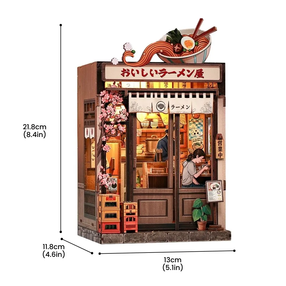 Figured'Art Betoverend Kyoto book nook 13x11,8x21,8cm met led