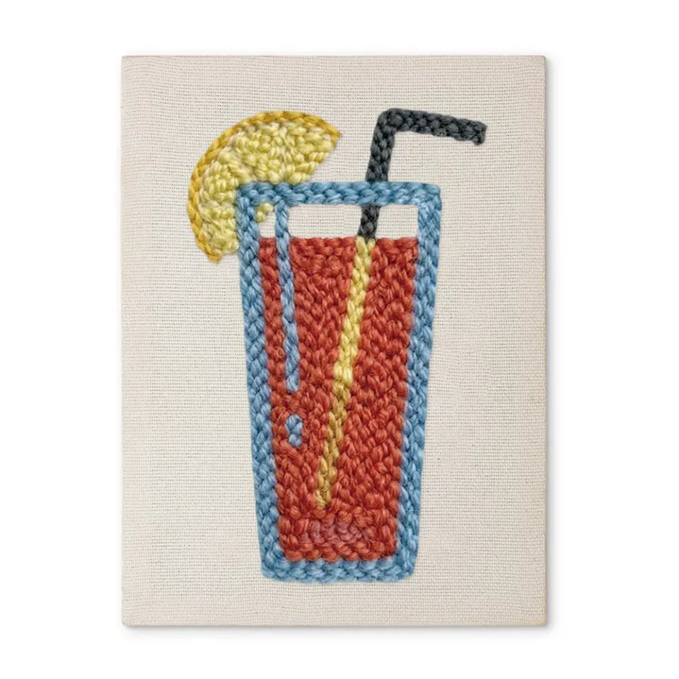Figured'Art Citrus Verfrissing punch needle 20x30 cm frame