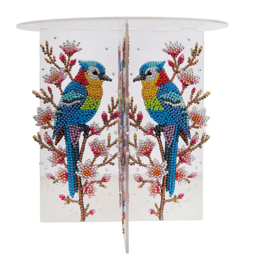 Craft Buddy Crystal Art Bird plantenstandaard acryl 23 cm