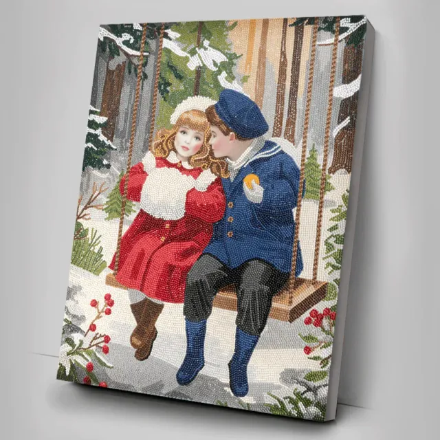 Craft Buddy Winter Secrets diamond painting canvas 40x50cm