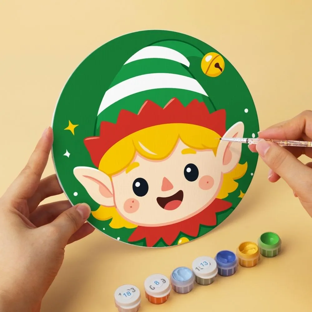Figured'Art Mini Serie Feestelijke personageset schilderen op nummer Ø20cm