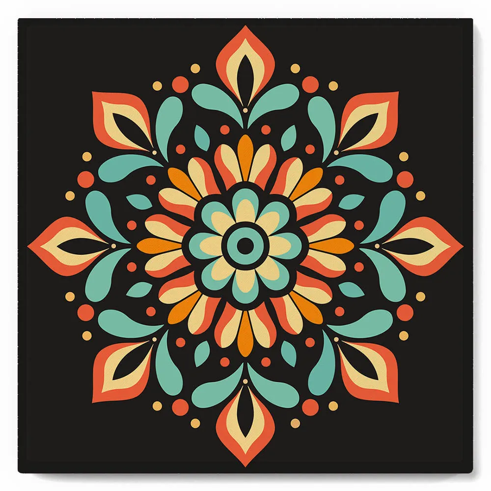 Figured'Art Herfstmandala schilderen op nummer mini 20x20 frame