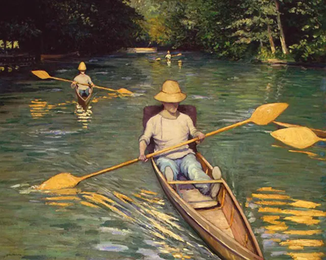 Figured'Art De kano's Caillebotte diamond painting 40x50 cm full drill