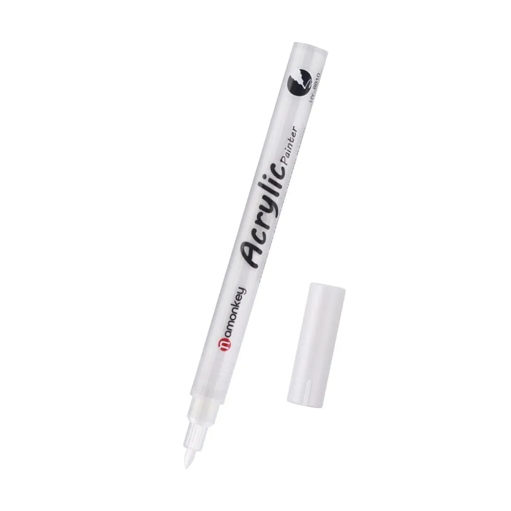 Figured'Art Acrylmarker Wit 0,7 mm voor nummers afdekken
