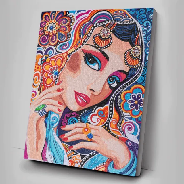 Craft Buddy Crystal Art Maharani canvas 40x50cm full crystal