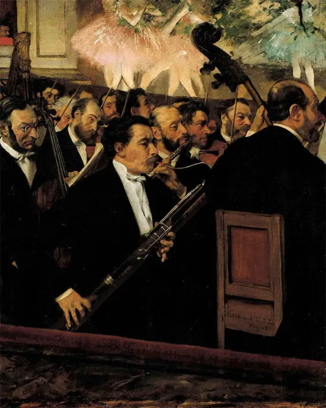 Figured'Art Het orkest in de opera Degas diamond painting 40x50 cm