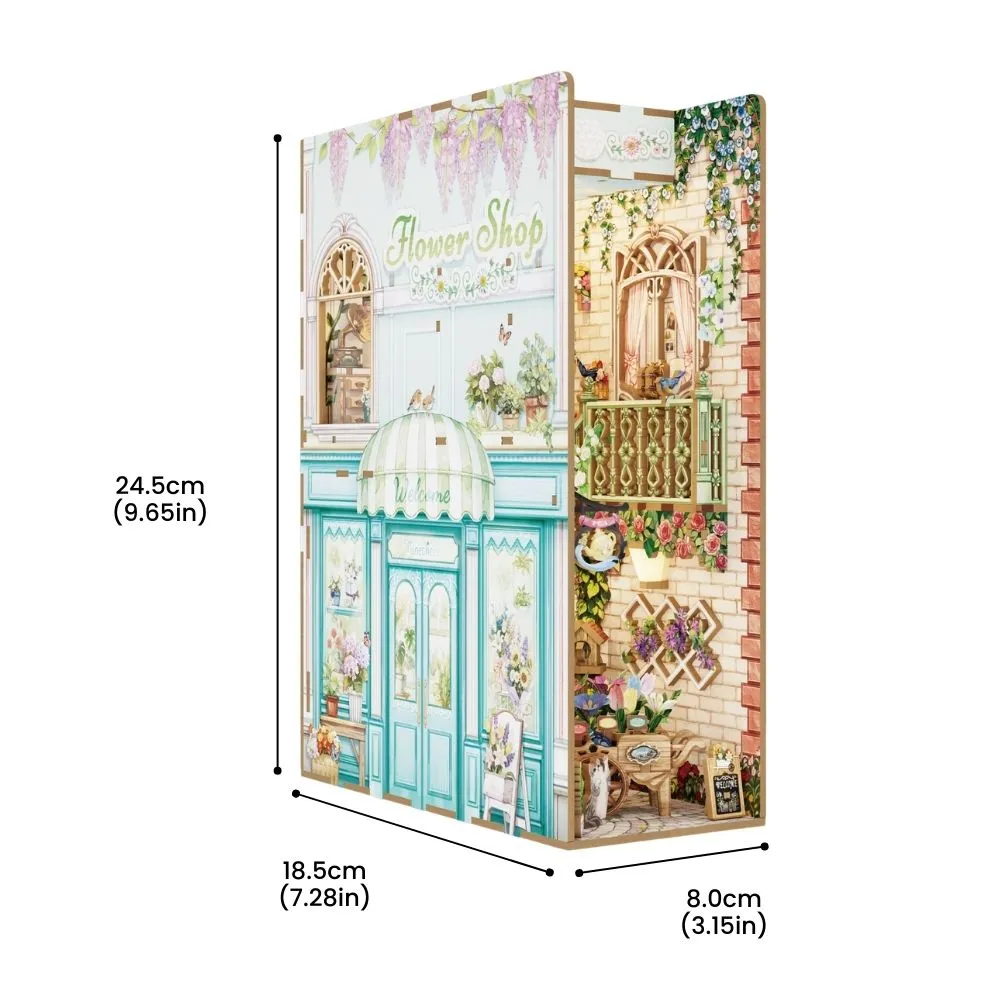 Figured'Art De Bloemenwinkel book nook 24,5x18,5x8 cm 288 stuks