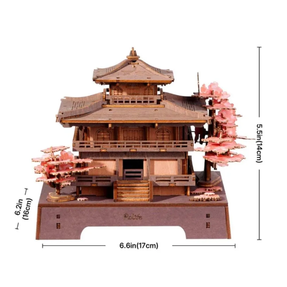 Figured'Art 3D Puzzel Sakura-paviljoen 235 stukjes hout