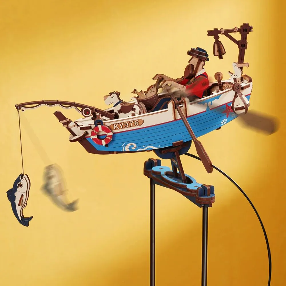 Figured'Art Oceaansvisser 3D puzzel 161 stukjes beweegbaar