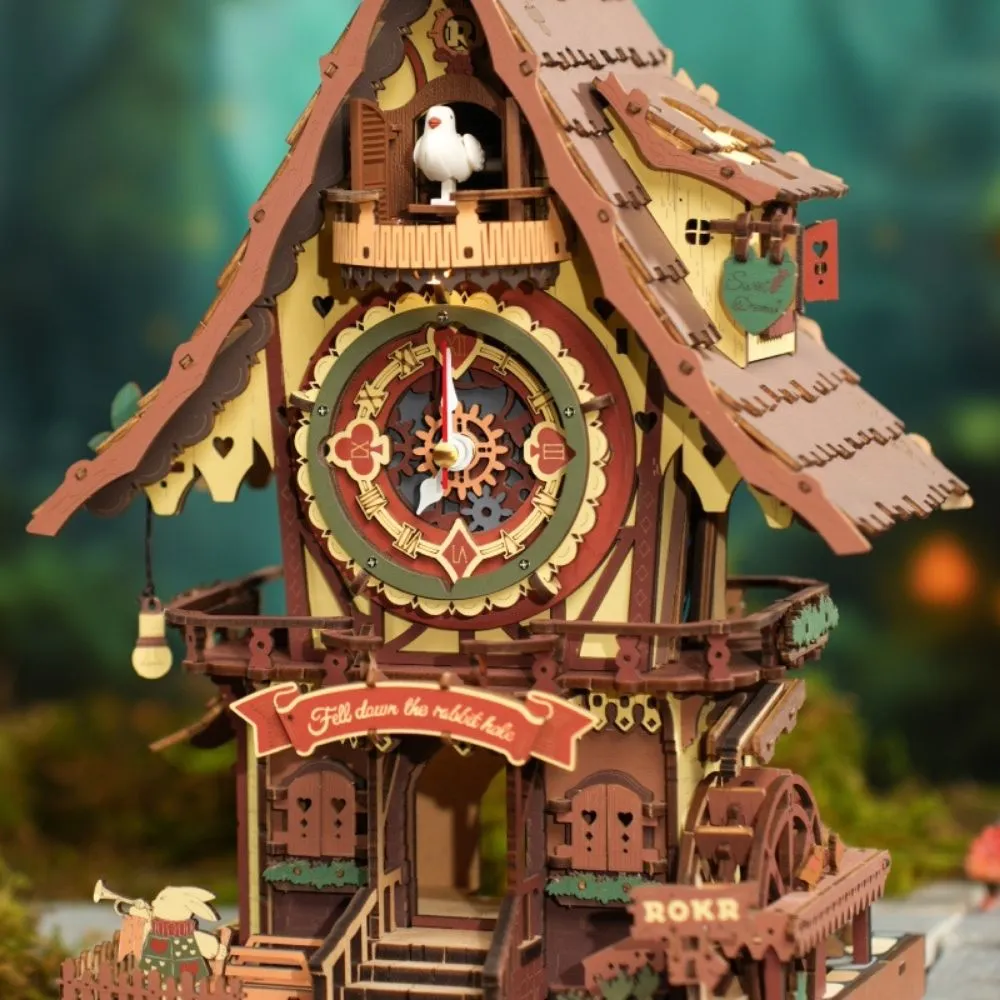 Figured'Art Koekoeksklok 3D puzzel hout 435 stukjes