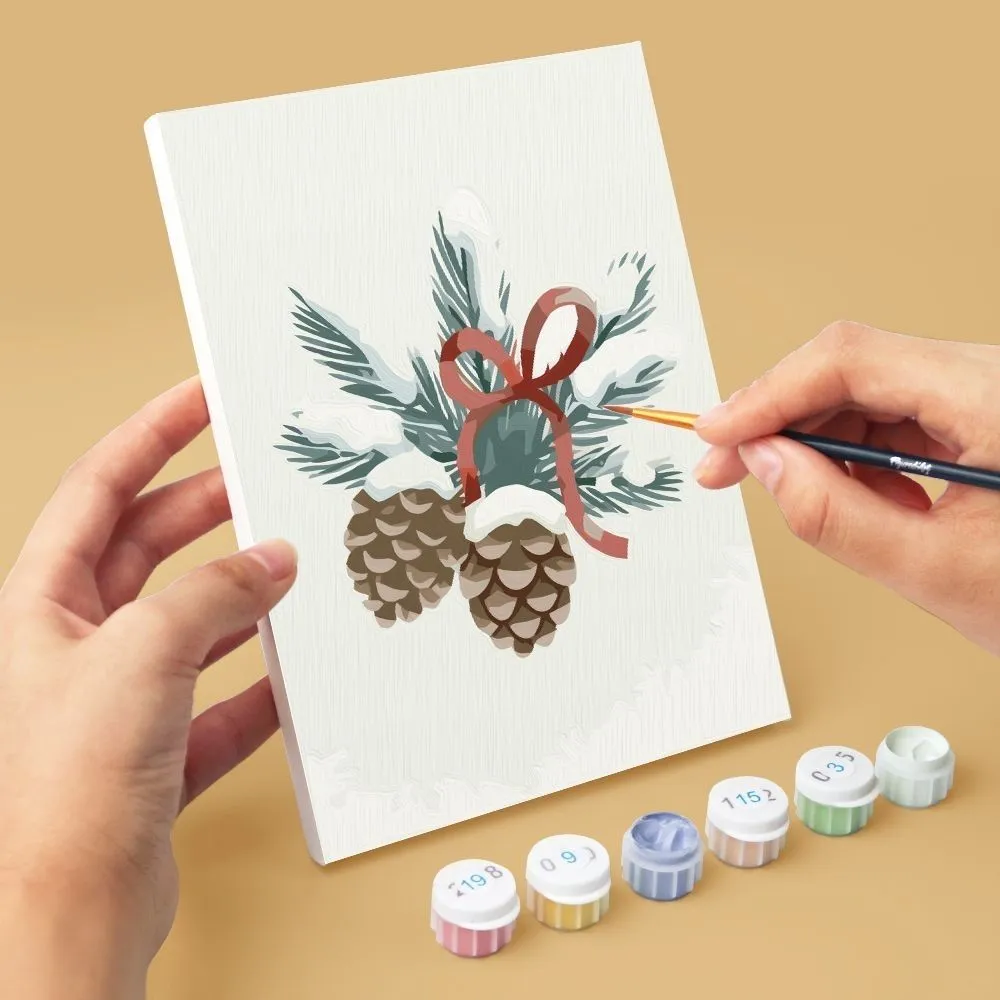 Figured'Art Bloemenmarkt 1 mini schilderen op nummer 15x20cm 6st