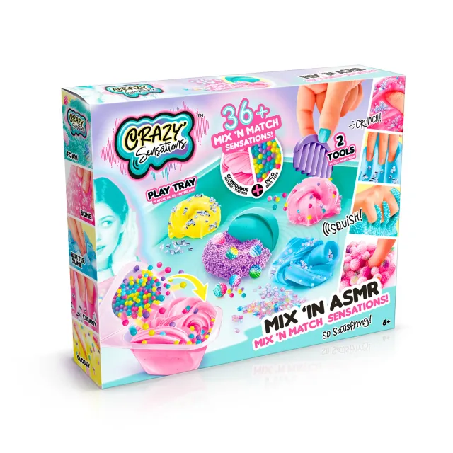 Canal Toys Crazy Sensation ASMR Mix’In slijmset met geluid