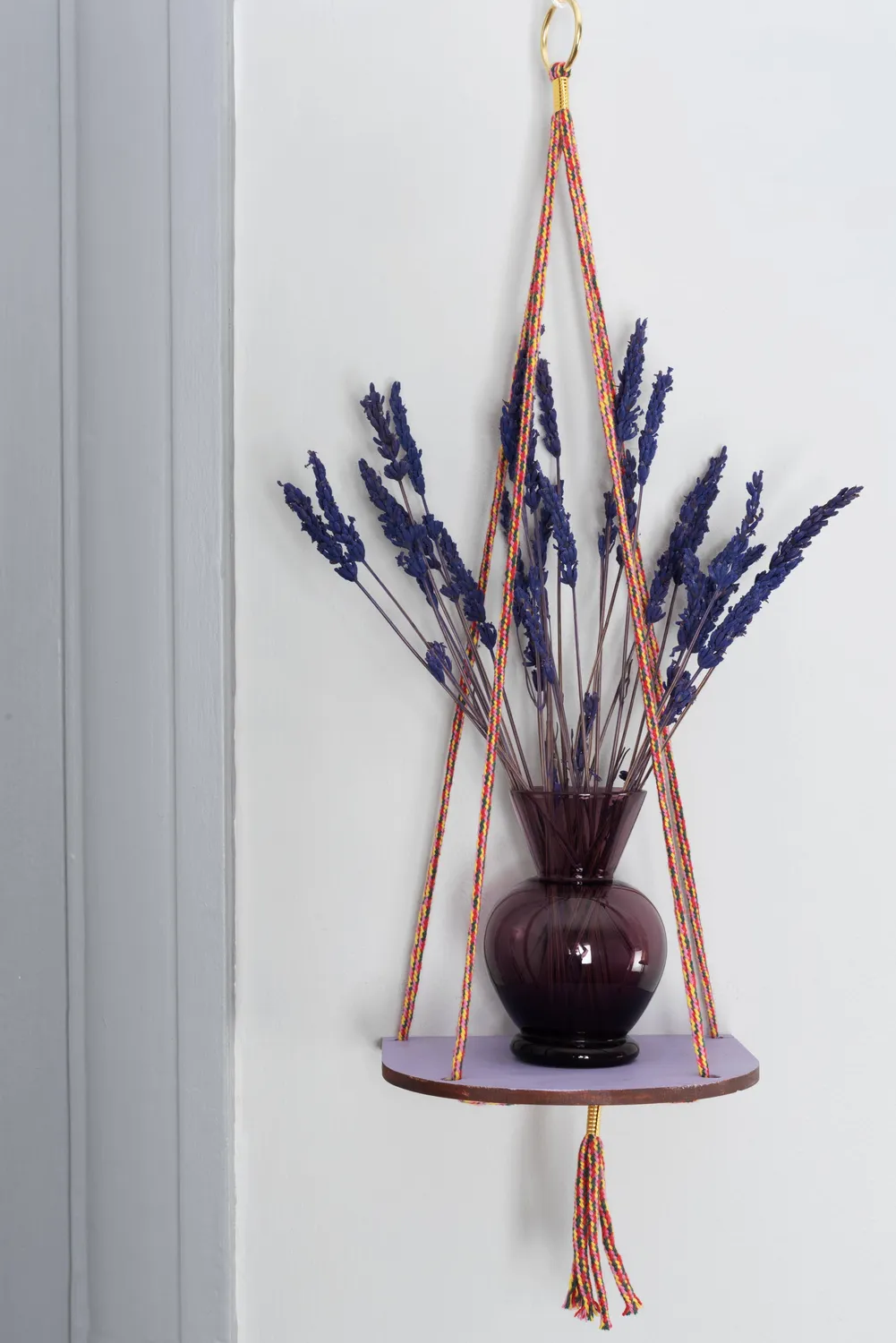 Studio Wald Seconds Small Plant Shelf wandplank paars