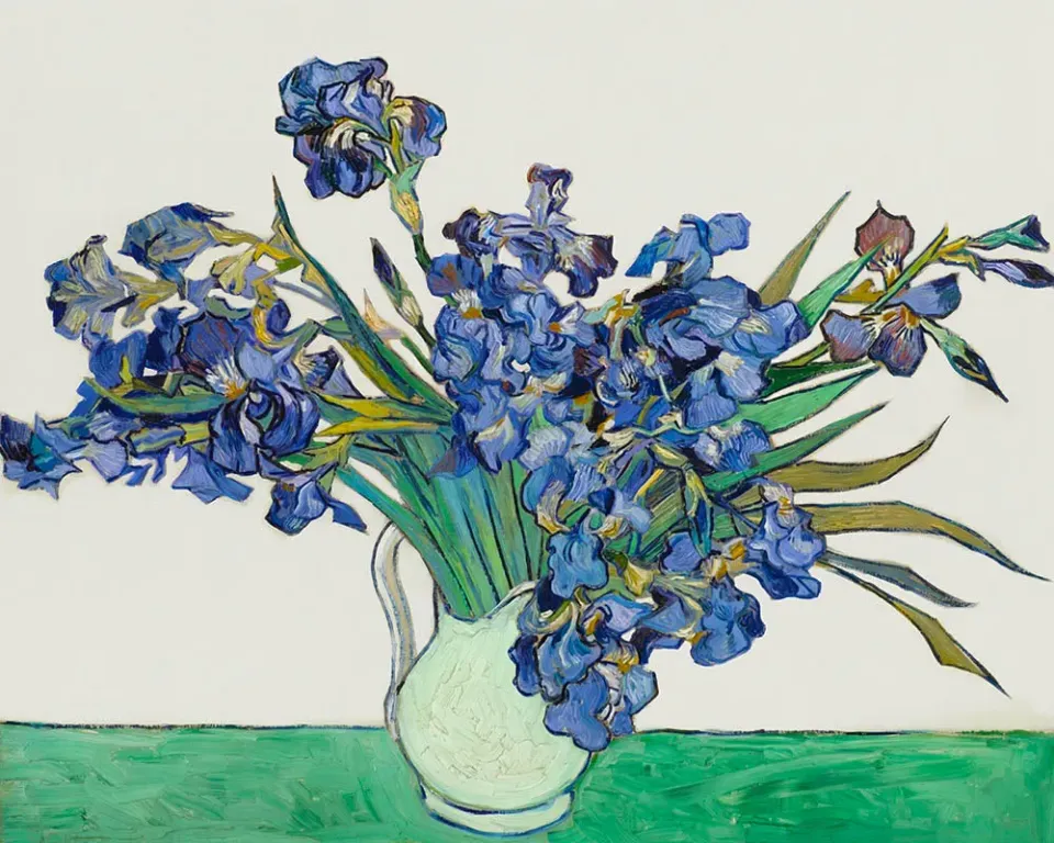 Figured'Art Iris nr. 2 Van Gogh diamond painting 40x50 cm
