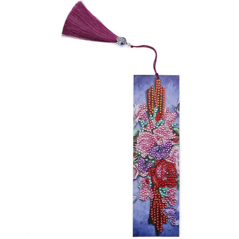 Figured'Art Diamond Painting Bloemenboeket boekenleggers 21x6 cm