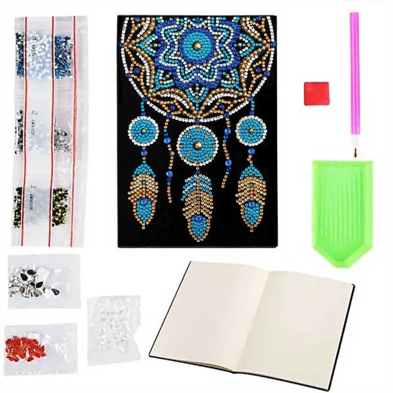 Figured'Art Dromenvanger diamond painting boek A5 50 pagina's rond