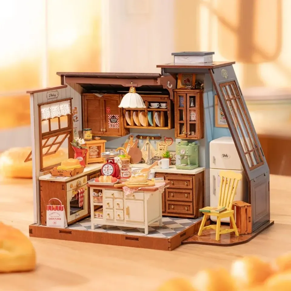Figured'Art Baking Kitchen miniatuurhuisje bakkerijkeuken 359 delen