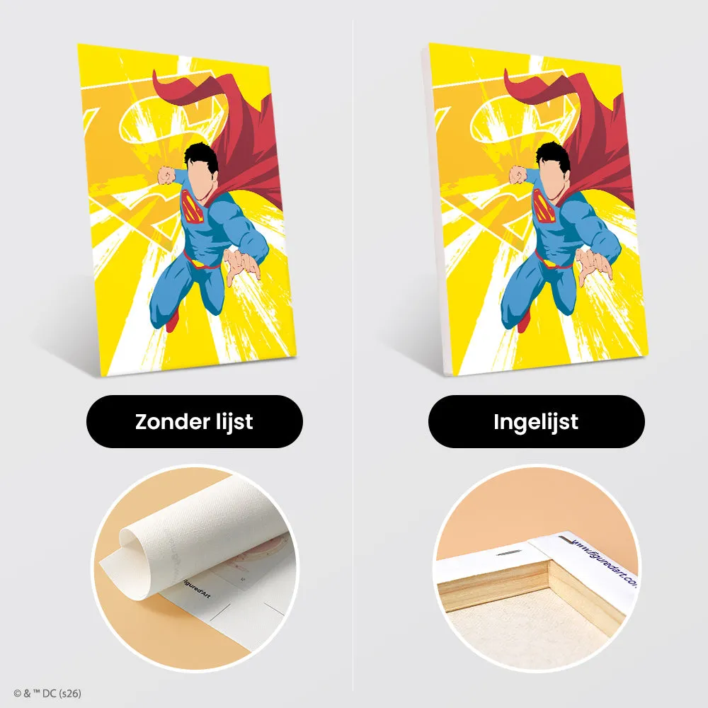 Figured'Art Mini Serie De Krachten van Superman schilderen op nummer 15x20cm