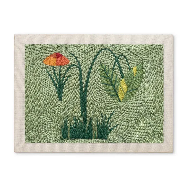 Figured'Art Wilde Weide punch needle pakket met frame 20x30cm