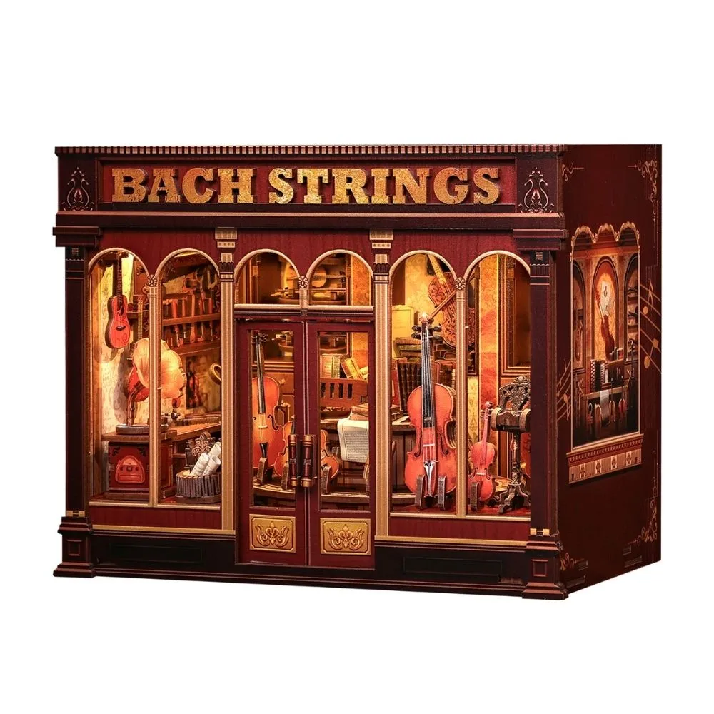 Figured'Art Bach Snaren Miniatuurhuisje 285 Delig met LED