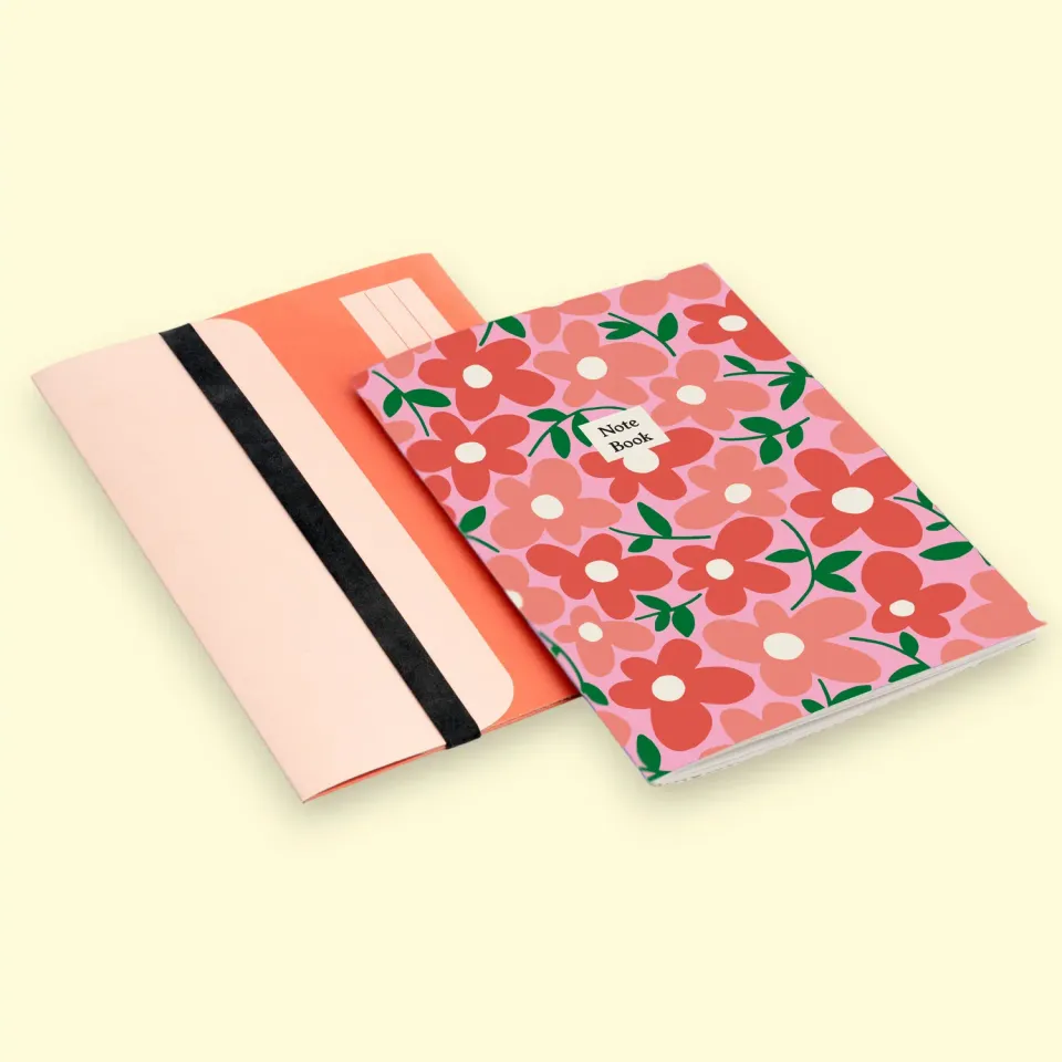 Studio Wald Primrose A5 notitieboek met map blanco
