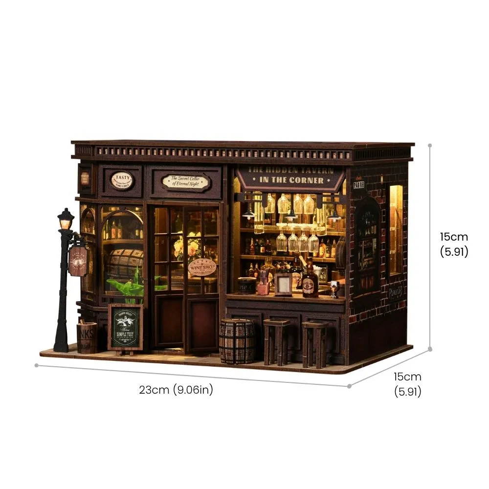Figured'Art De Verborgen Taverne book nook 327-delig met led