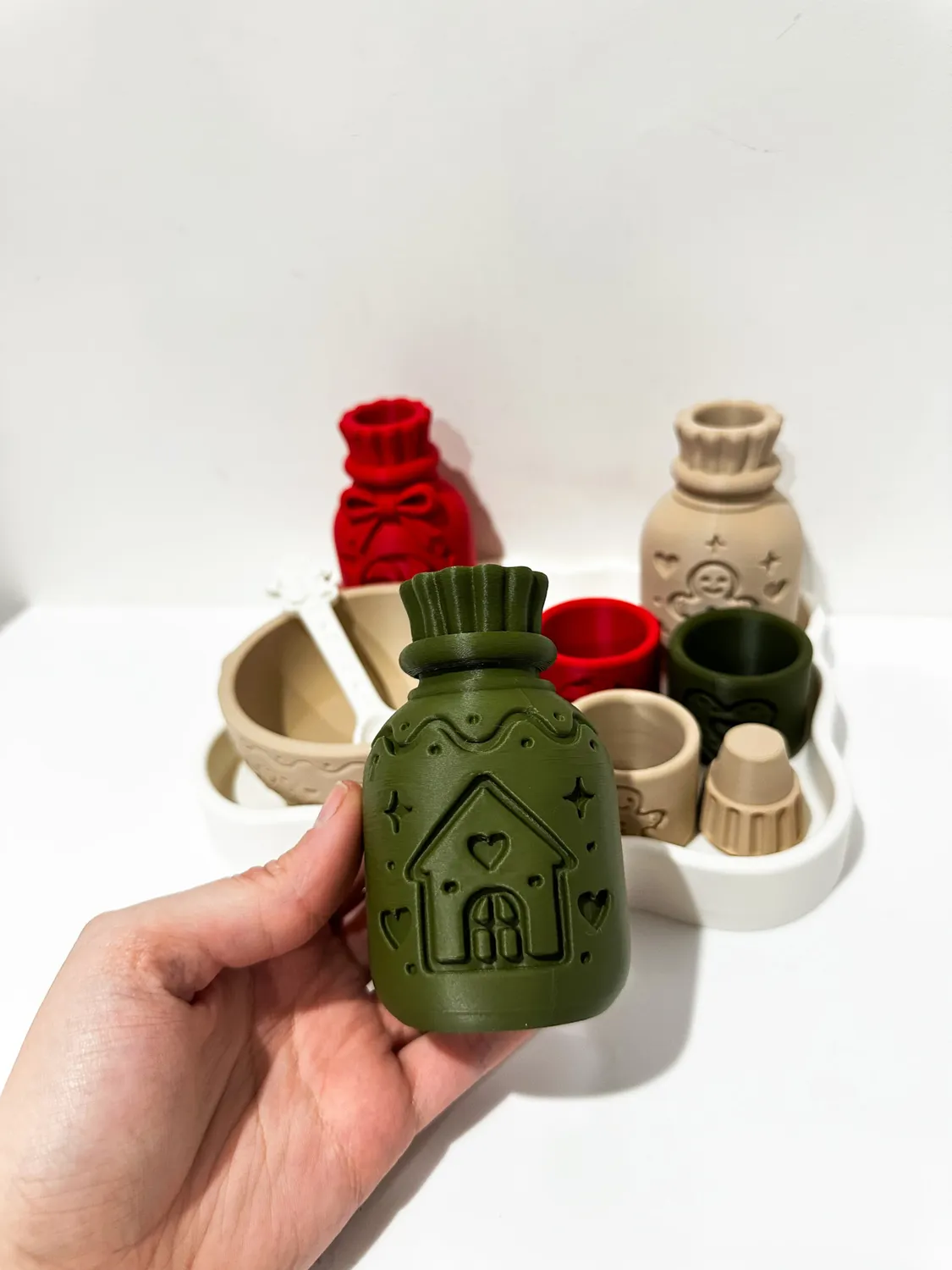 Workshops Houtbranden Playtray Kerst potion set sensorisch
