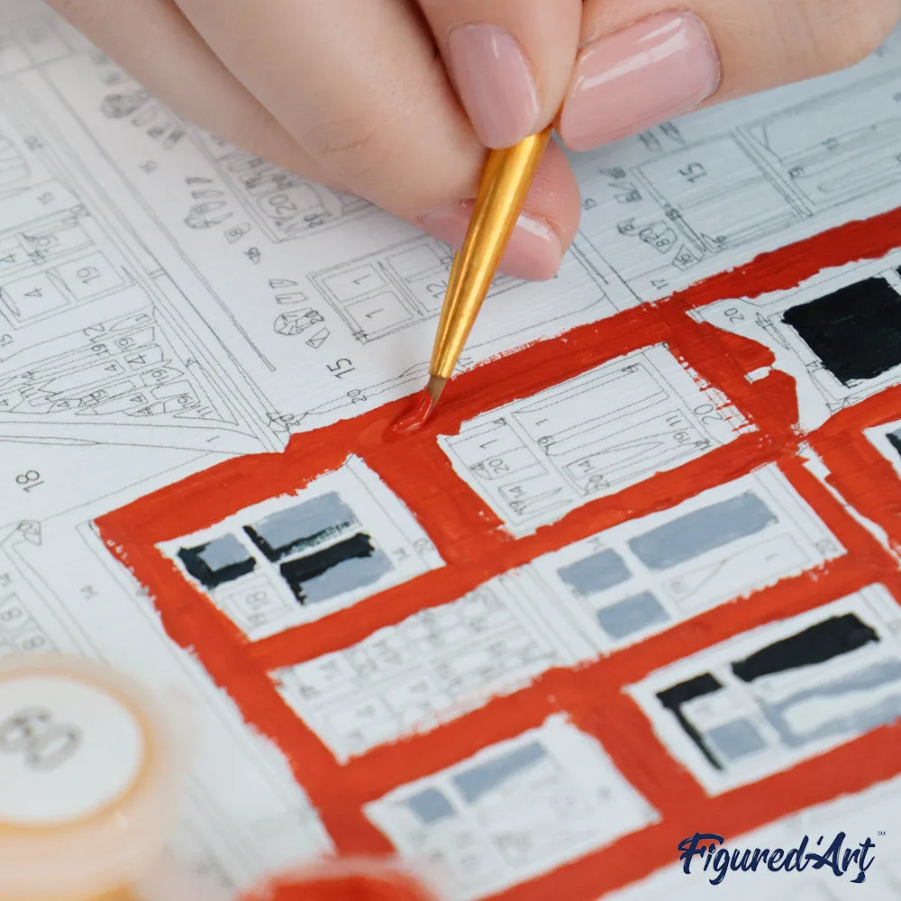Figured'Art Lente in Amsterdam schilderen op nummers cadeauset