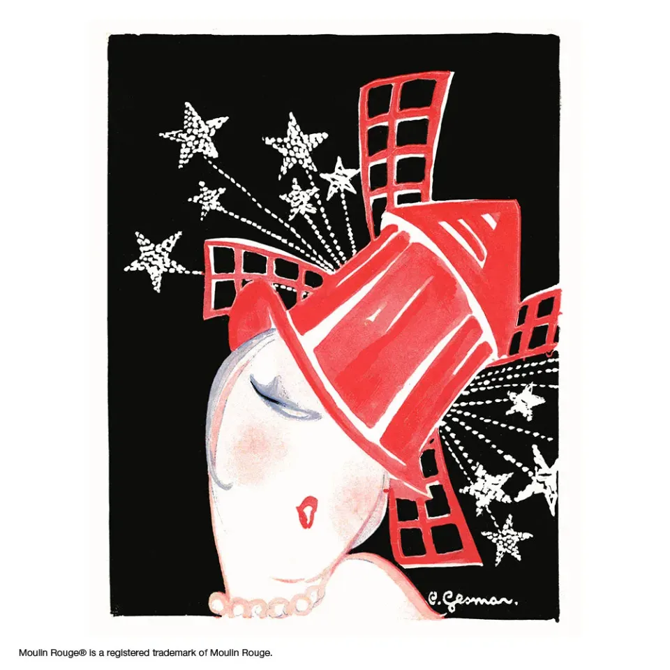 Figured'Art Moulin Rouge-affiche diamond painting 40x50 cm Parijs