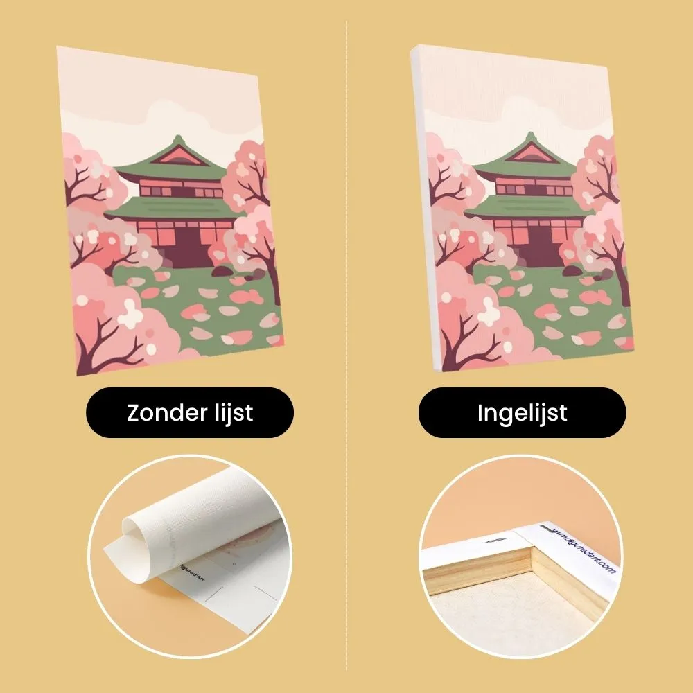 Figured'Art Mini Schilderen op Nummer Geest van Japan 6x15x20cm