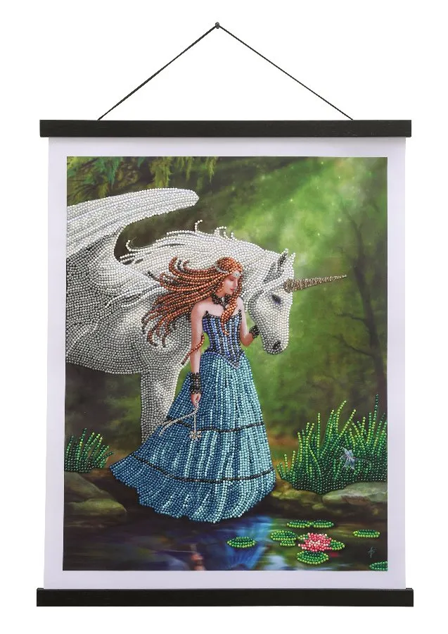 Craft Buddy Crystal Art Enchanted Pool diamond painting scroll 40x50 cm