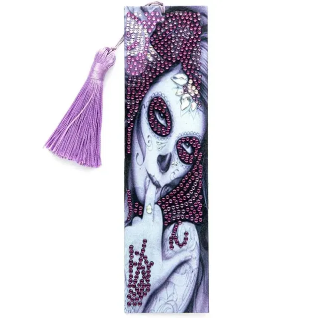Figured'Art Diamond Painting Bladwijzer La Catrina 21x6cm