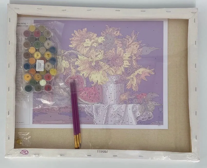 Craft Buddy Summer Table schilderen op nummer canvas 40x50 zomer