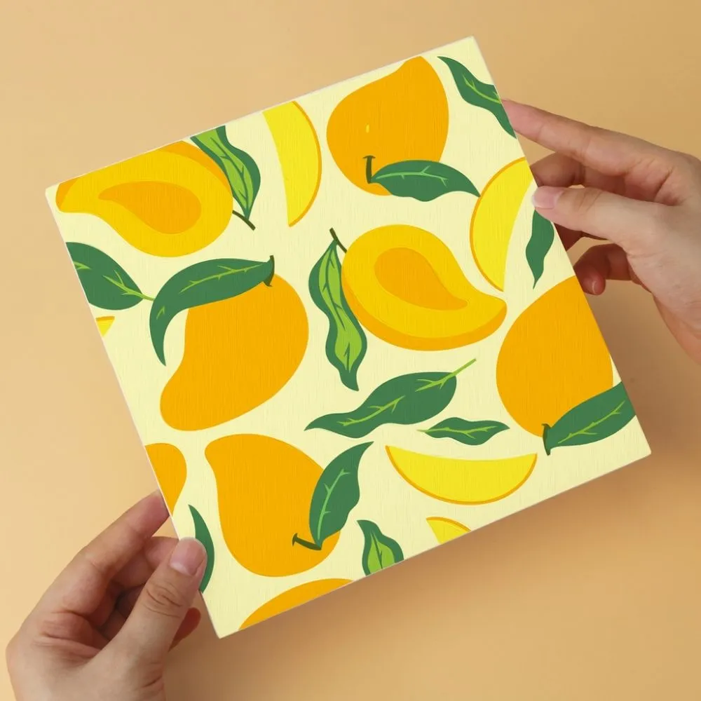 Figured'Art Fruitpatroon schilderen op nummer 6 stuks 20x20cm