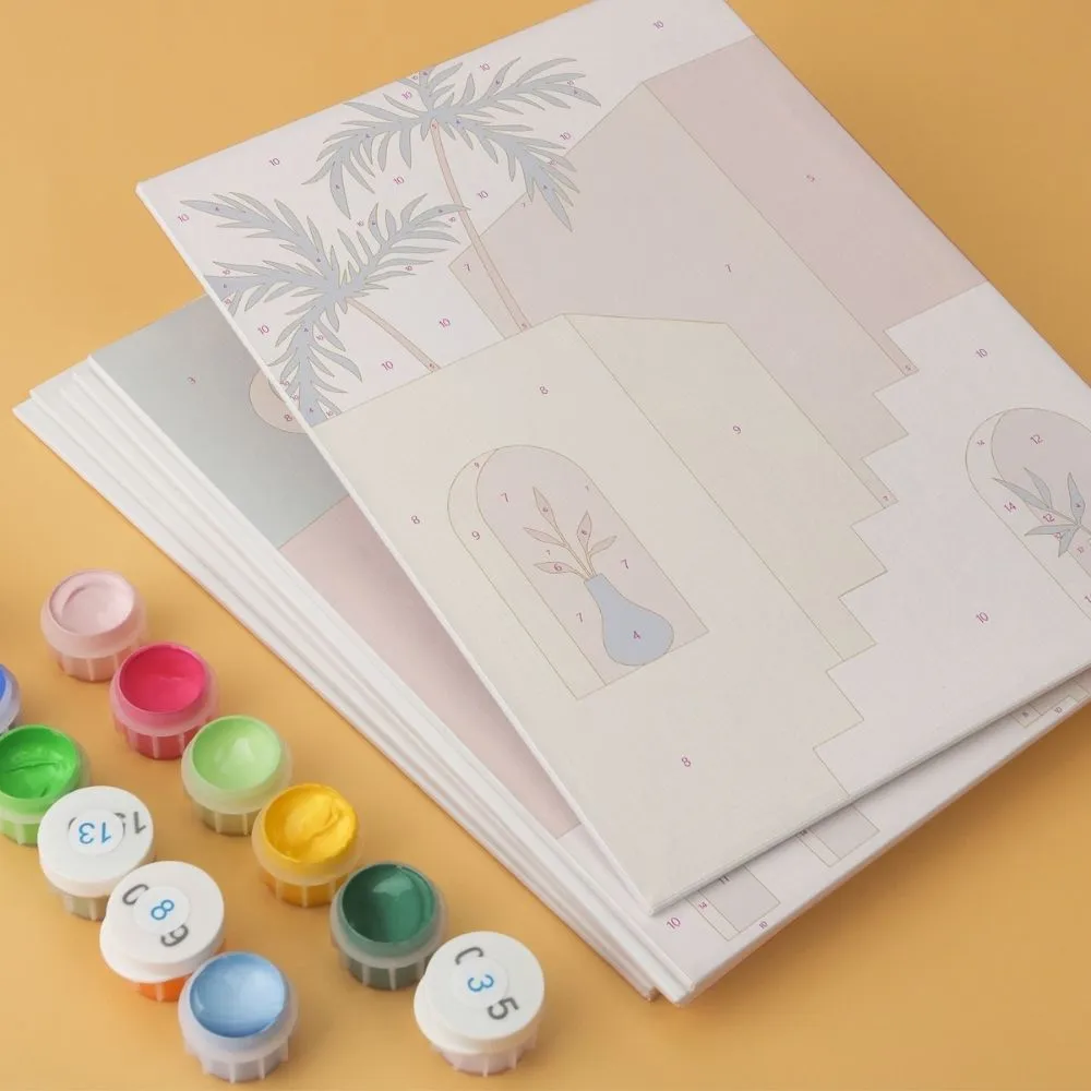 Figured'Art Mini Serie Deuren van de woestijn schilderen op nummer 6 stuks