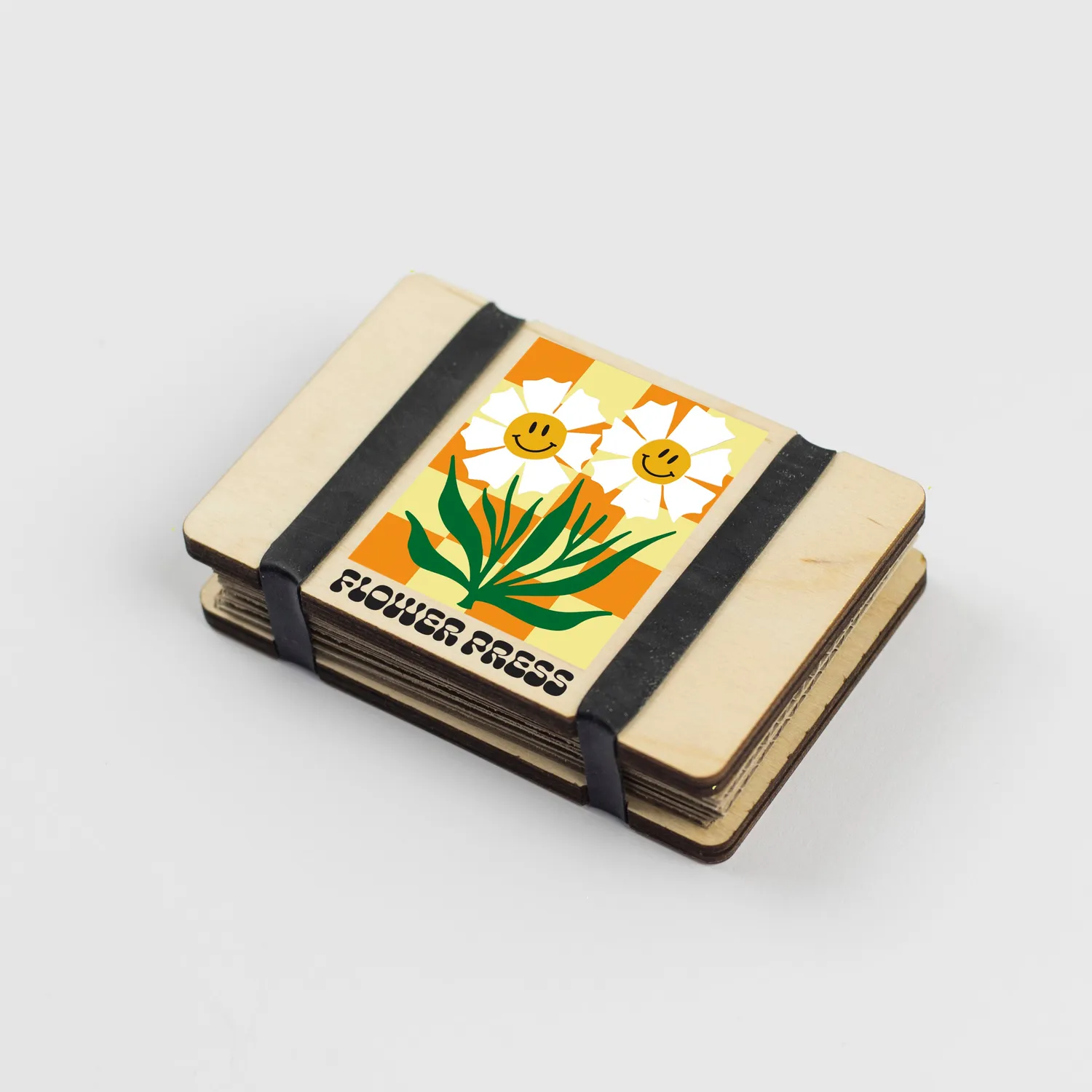 Studio Wald Yellow Happy Flower pocket bloemenpers