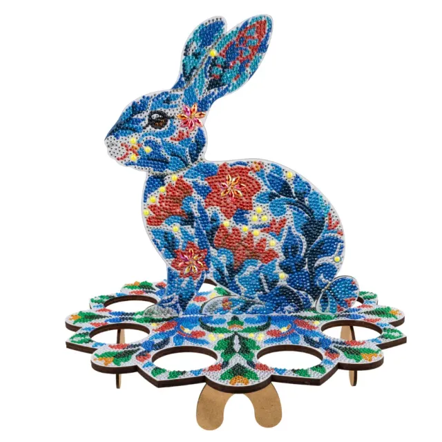 Craft Buddy Crystal Art Easter Bunny Egg Holder eierhouder 8 eieren