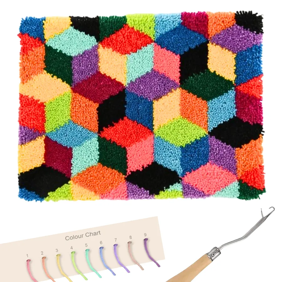 Craft Buddy Geometric Diamonds smyrnakleed pakket 45x60 cm