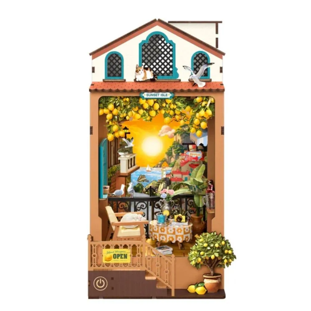 Figured'Art Zonsondergangseiland book nook 15x23,9x26,7cm 284 stuks