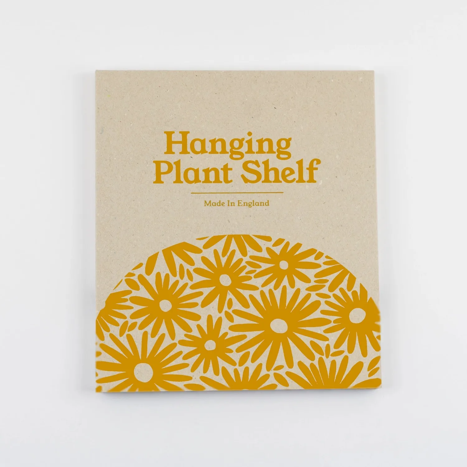 Studio Wald Hanging Plant Shelf plantenhanger Warm Yellow 20 cm