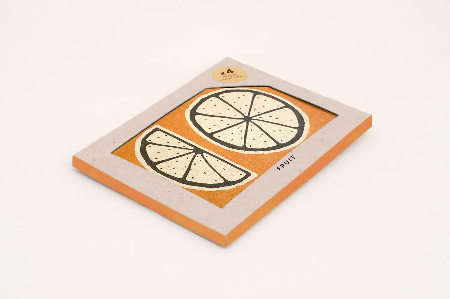 Studio Wald Fruit receptenkaarten A6 4 stuks met recept