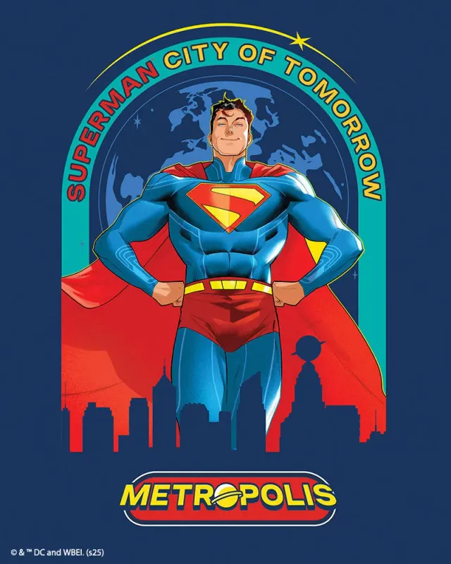Figured'Art Superman Stad van Morgen diamond painting 40x50cm