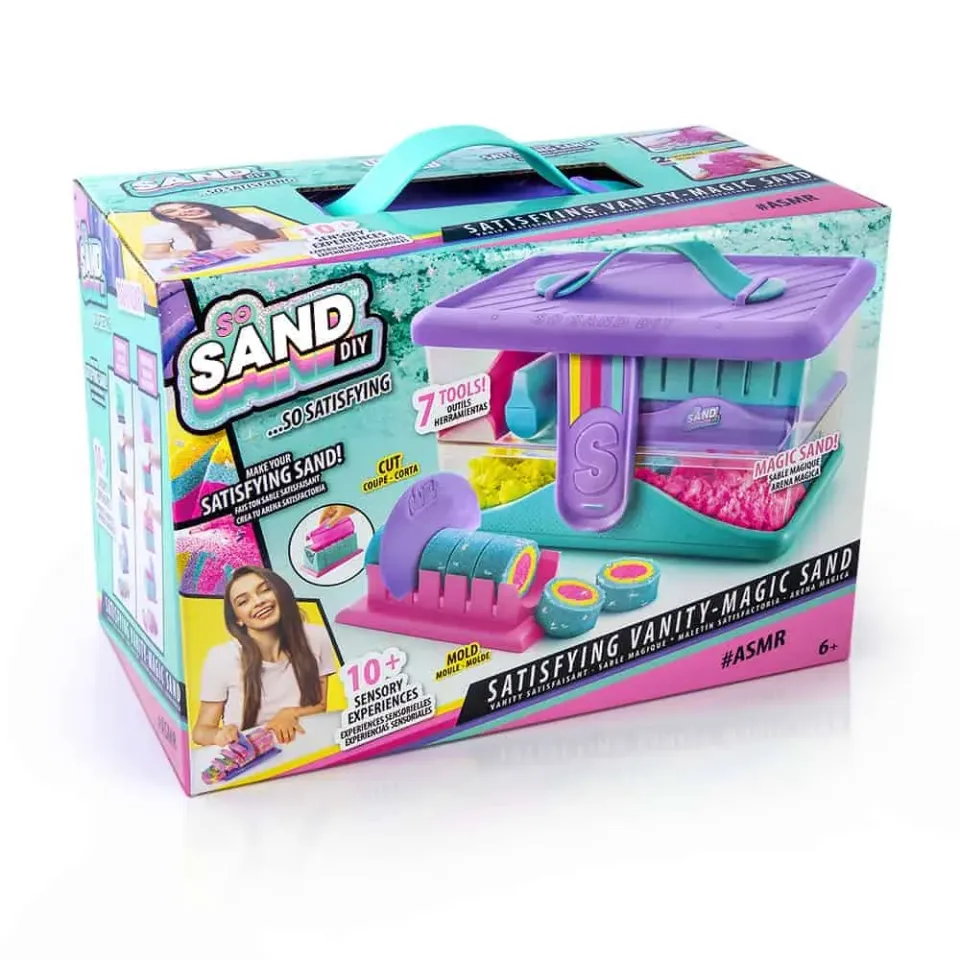 Canal Toys So Sand DIY Satisfying Sand Case zandset bloemen